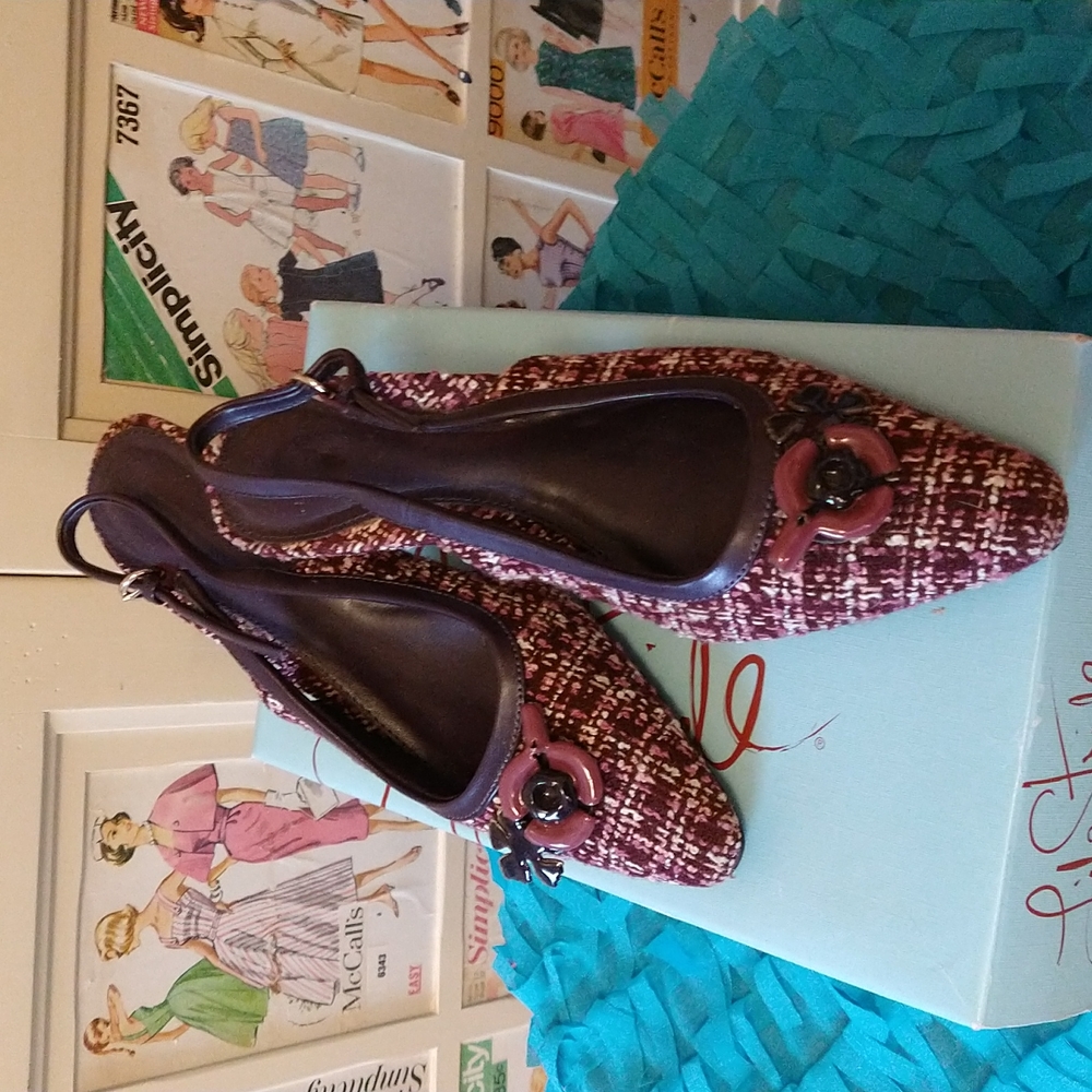 Life Strides Adorn purple slingback heels Sz 5 👡